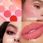 Feeble Lip & Cheek Palette - 6 Shades - Mesh Gradient - Image 4