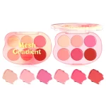 Feeble Lip & Cheek Palette - 6 Shades - Mesh Gradient - Image 2