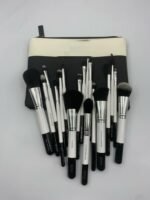 Zeova 18 in 1 brush set black and white - Image 2