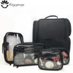 Single Clothed Trolley Makeup Box - Image 3