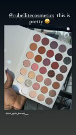 Rubelitte nude me eyeshadow palette