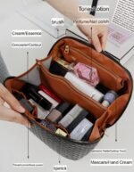Leather Makeup Bag