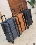 2 in 1 Big Leather Trolley Makeup Box - Image 2