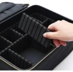 Oxford Makeup Box with gold outline and handle - Image 5
